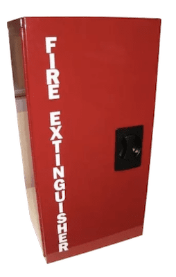 Metal Non Lockable Fire Extinguisher Cabinet