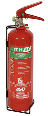 Fire Extinguisher for Lithium Battery Fires